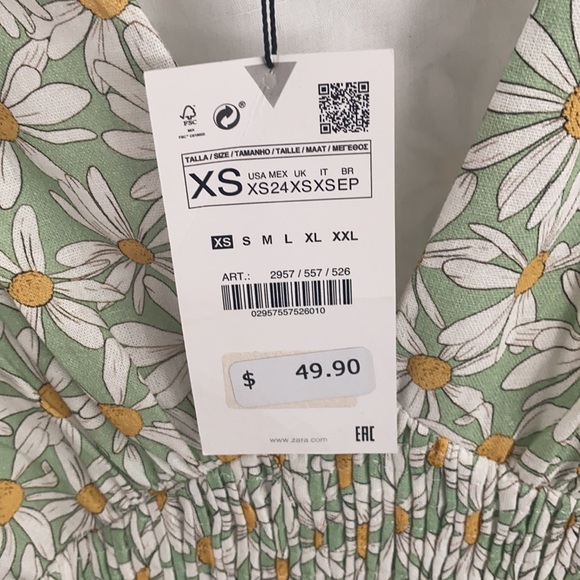 Zara adorable summer fun dress NWT - Picture 5 of 5